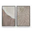 Wave Formations Duo II Set of 2 Canvas Prints in a White Frame, 12" x 8"-1019238534-1030182190-1030182184
