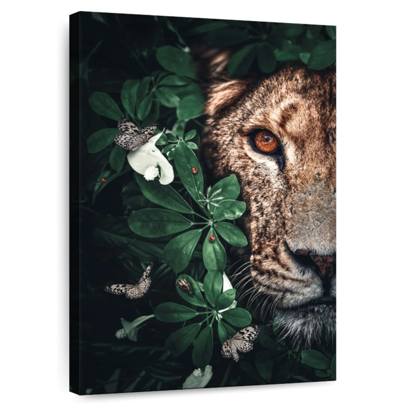 Lionne Brampt duo jungle, H 45 po x l 30 po