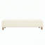 Repose-pieds confortable, blanc