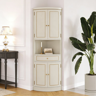 Une armoire d'angle multifonctionnelle et peu encombrante