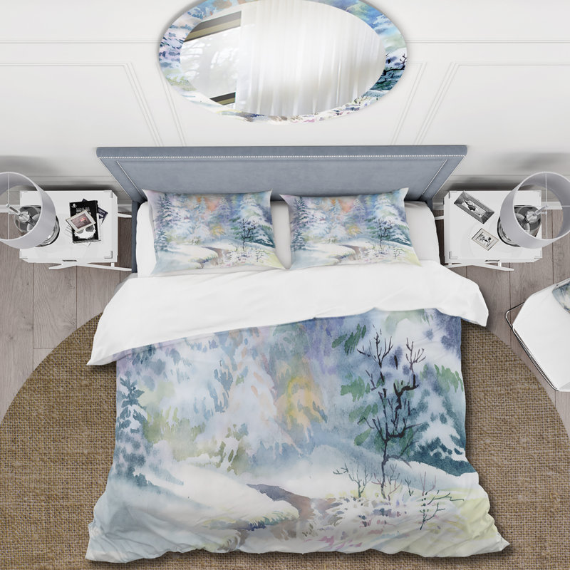 Trois tulipes roses et rouges - Ensemble de housse de couette traditionnel - Microfibre de polyester