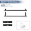 Beri 10 cm L Stainless Steel Wall Mounted Towel Rack