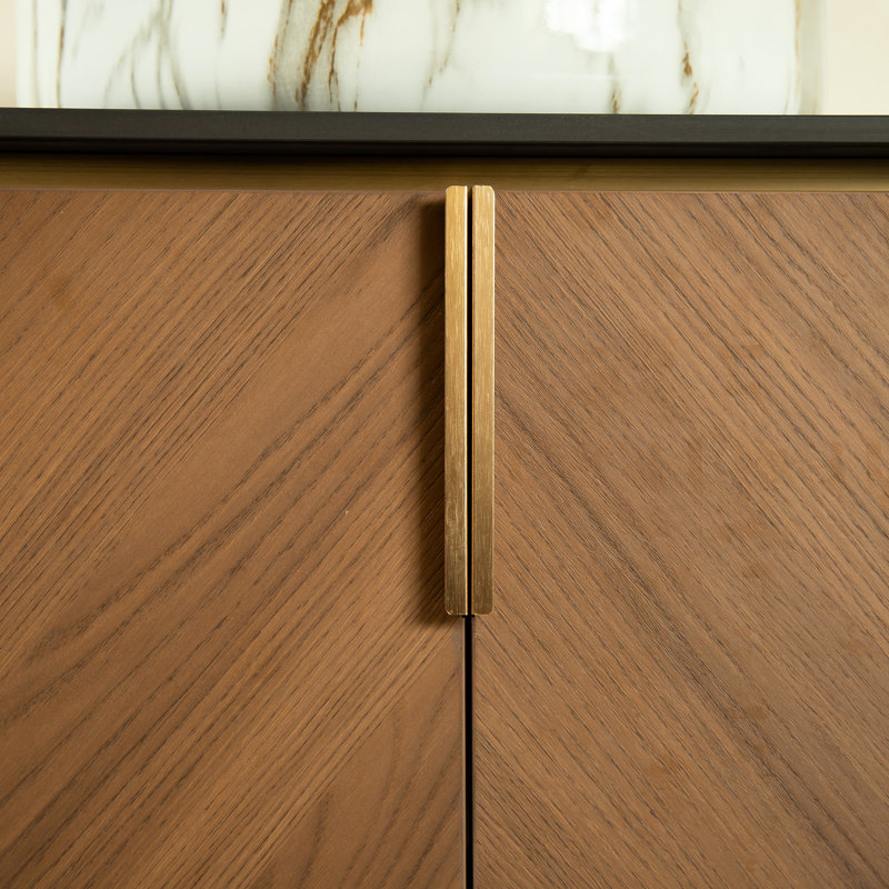 Comptoir 60 po noir et blanc pour armoire de salle de bain, conception d'armoire diagonale grain de chêne brun, fabrication en contreplaqué, grand compartiment de rangement, fonction de fermeture en douceur, paquet plat à assembler soi-même