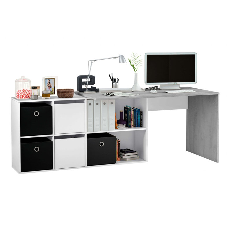 Antoanella L-Shaped Writing Desk