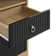 55'' Home Office Computer Desk with File and Storage Drawers,  Fluted Writing Desk with Keyboard Tray&Practical Hook and Open Compartments