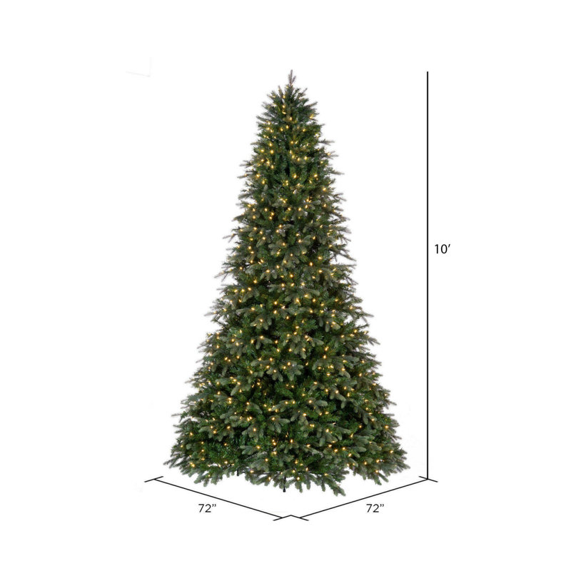 Vickerman Artificial Douglas Fir Christmas Tree, 10 ft, 3200