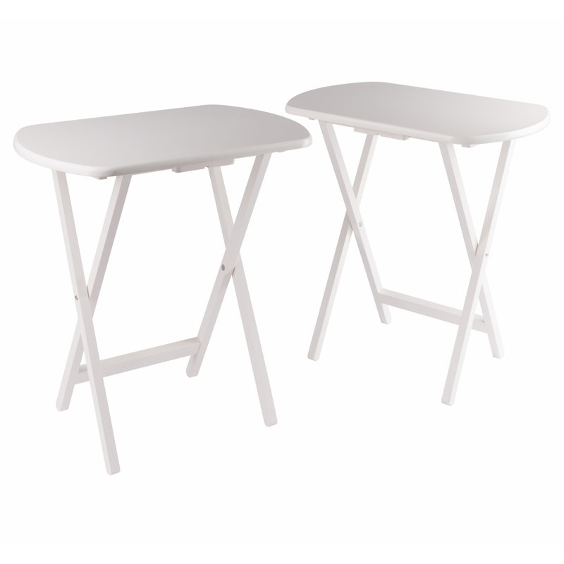 Tables-collations surdimensionnées 2 pièces Viers, blanc, Blanc