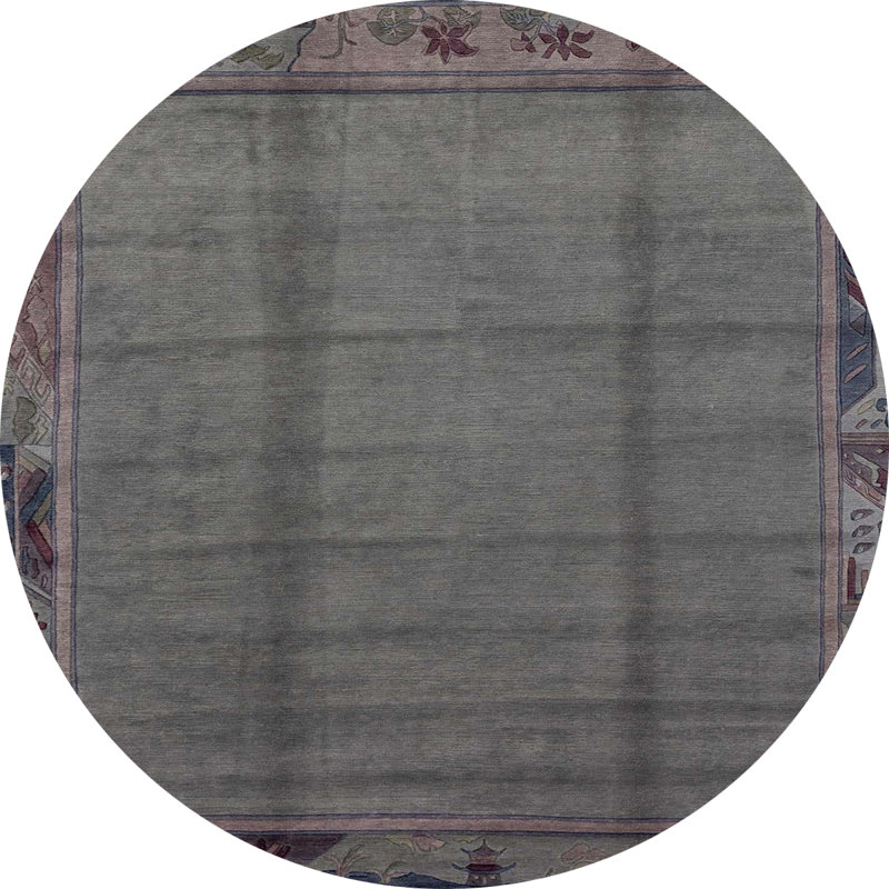 Tapis abstrait moderne 1955, Rond 4 pi