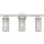 Luminaire de salle de bain 3 lumières 23,5 - Abat-jour en maille d'acier inoxydable pour un décor élégant-114534127