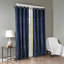Rideau tricoté en jacquard damassé occultant avec œillets (seulement 1 panneau PC)-217932744