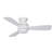 Lasky 44 inch Indoor Ceiling Fan with LED Light Kit - Matte White-944404859
