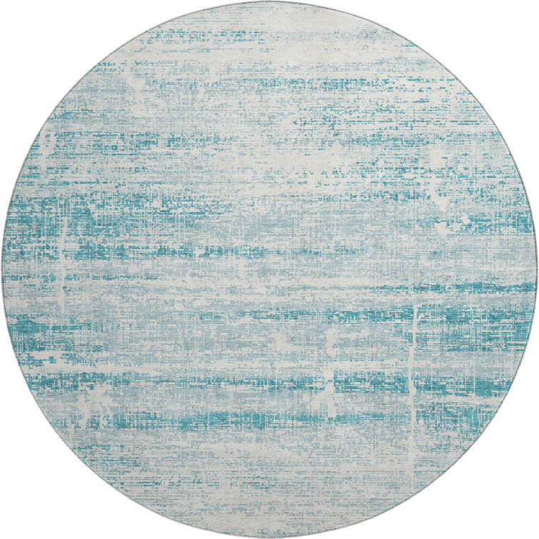 Premium Machine Washable Gerardo Teal Rug