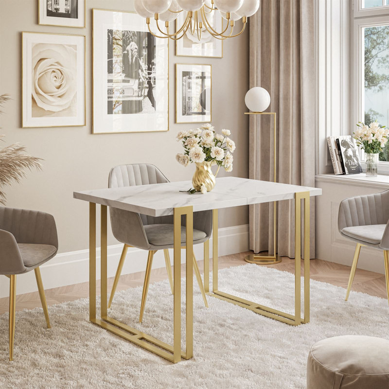 Allyx Rectangular 260Cm L Dining Table, H76 x L120 x W80cm