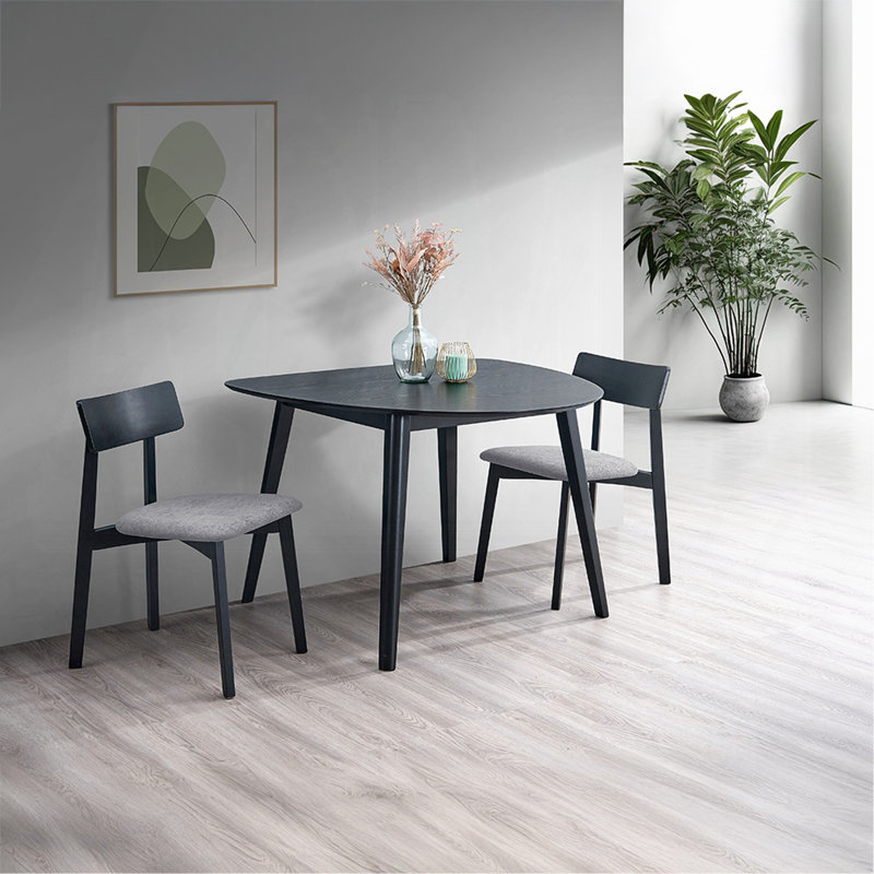 Ensemble de table de salle à manger et de chaises 3 pièces Contemporary