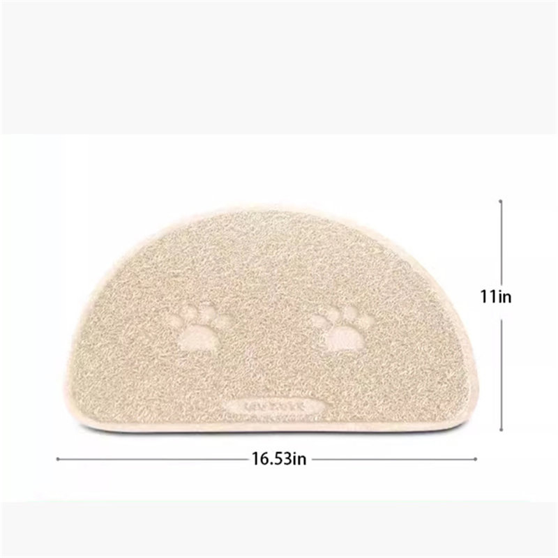 Tapis de litière pour chat, Beige