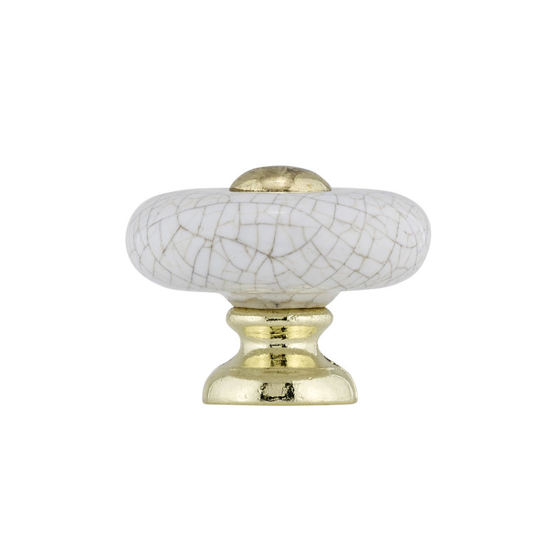 Poignée ronde Expression de 1 1/4 po de diamètre, Laiton