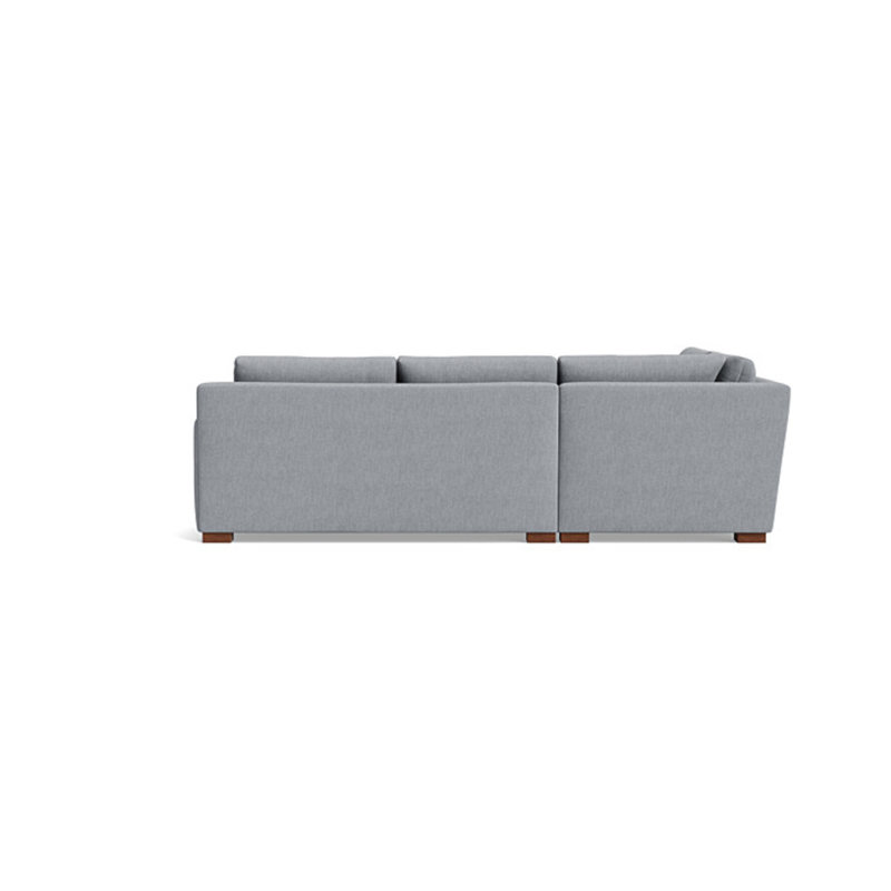 Catalina Sectional, Performance Weave - Zinc, Left Hand Facing