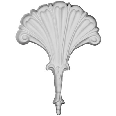 Kepler 5.5'' H x 4'' W x 0.88'' D Urethane Onlay Scroll