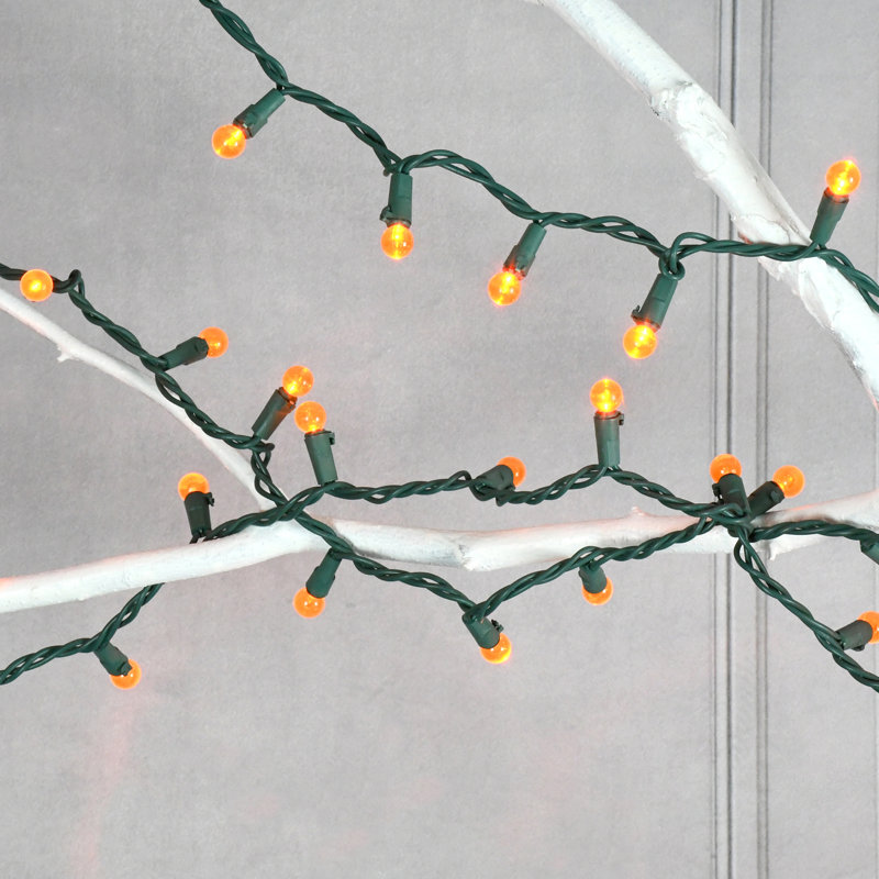 Pham Globe Electric String Lights, Orange