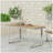 Dining Table, Silver + Natural-335103544