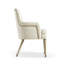 Chaise avec accoudoirs en tissu Shoal