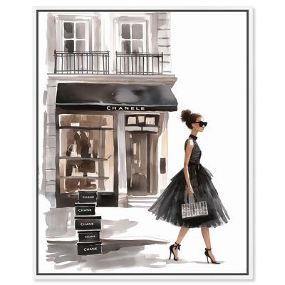 Art mural tendance Glamour’s Exit Canvas par Art Remedy