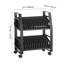 Chariot de chargement pour ordinateur portable, station de charge mobile à 32 appareils avec roues, pour tablette et ordinateur portable, écran de 15,6 po ou moins, fentes d'accès facile, contrôle de surtension, pour le bureau, la salle de classe, la bibliothèque