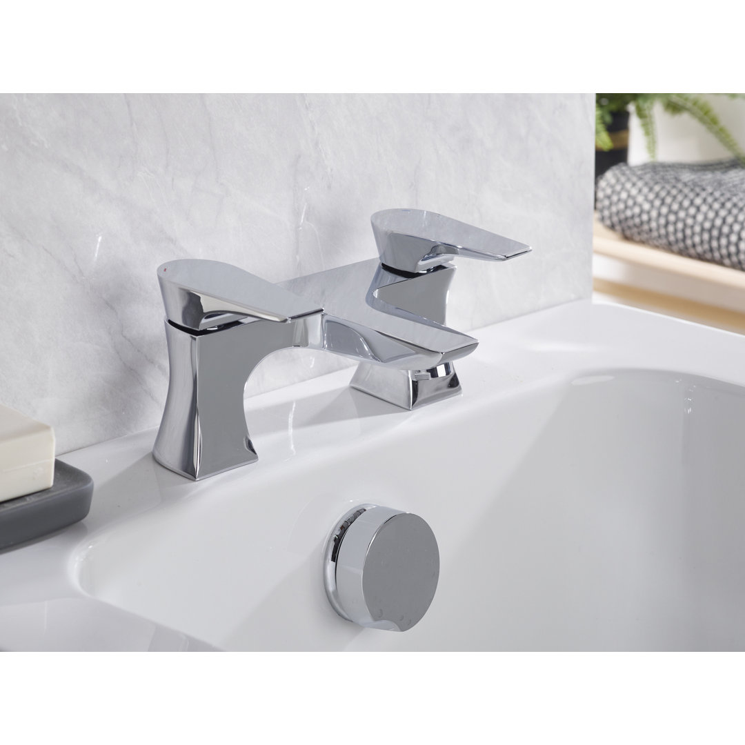 Hourglass Deck Mounted Bath Filler