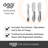 Oggi Barware 3 Piece Spreader Cheese Serving Set