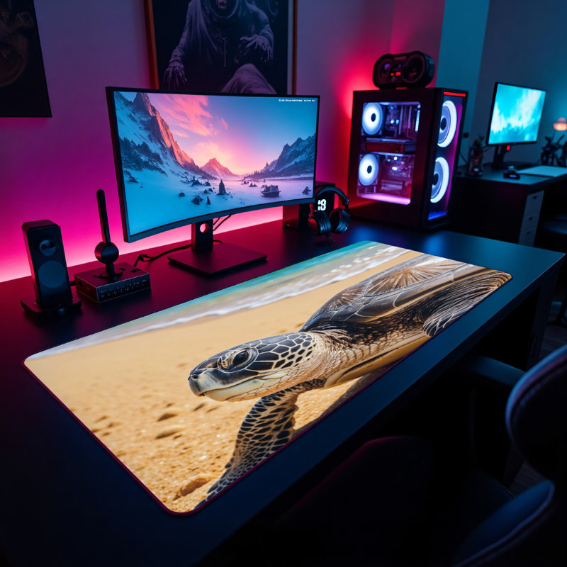Polyester Desk Pad, 31.5x15.5