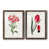 Papier, cadre noyer
