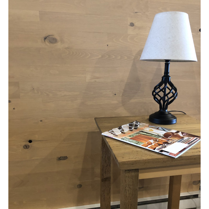 Planches murales en bois Timberchic Pine, Brun clair