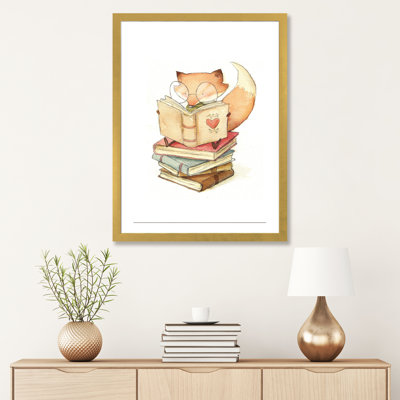 «Book Lover» par Mike Koubou - impression d'art graphique