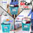 Plastic Rolling Laundry Basket with Handles