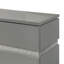 Commodes horizontales en bois Arielah, gris