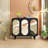 Solid wood sideboard with artistic rabbit pattern-104312419