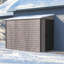 SideMate Plus 4 ft. W x 8 ft. D Vinyl Lean-To Storage Shed with Foundation