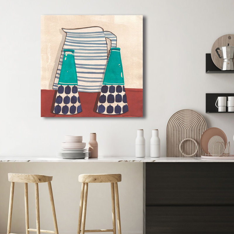 Vintage Kitchen I 1 Piece Wrapped Canvas Wall Art, 70cm H x 70cm W x 4cm D