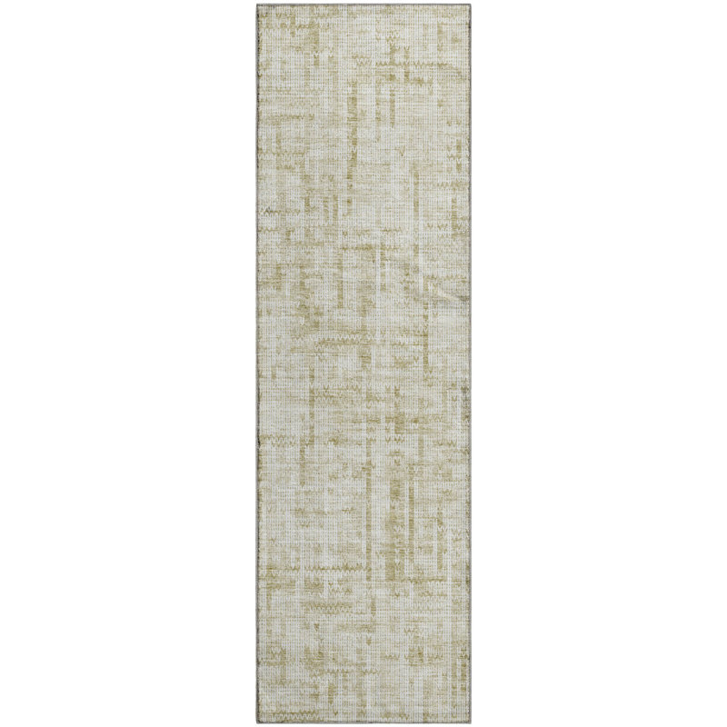 Tapis de qualité supérieure lavable à la machine Mayfield AMF2130, Tapis de couloir 2 pi 3 po x 7 pi 6 po, Beige