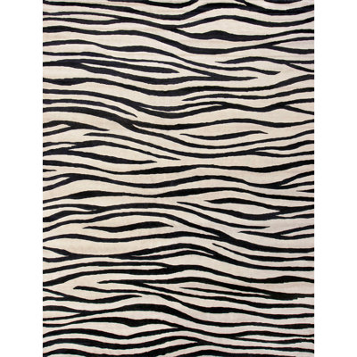 Hand Woven Wool Animal Print Area Rug
