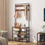 Brorfelde Hall Tree 80cm Wide with Bench and Shoe Storage-932980371