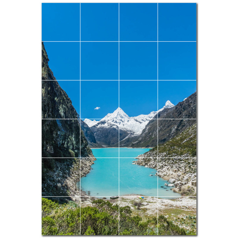 Panneau décoratif en céramique satinée 12 po x 12 po