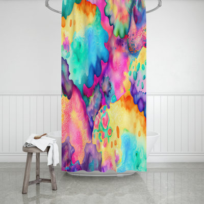 Abstract Shower Curtain