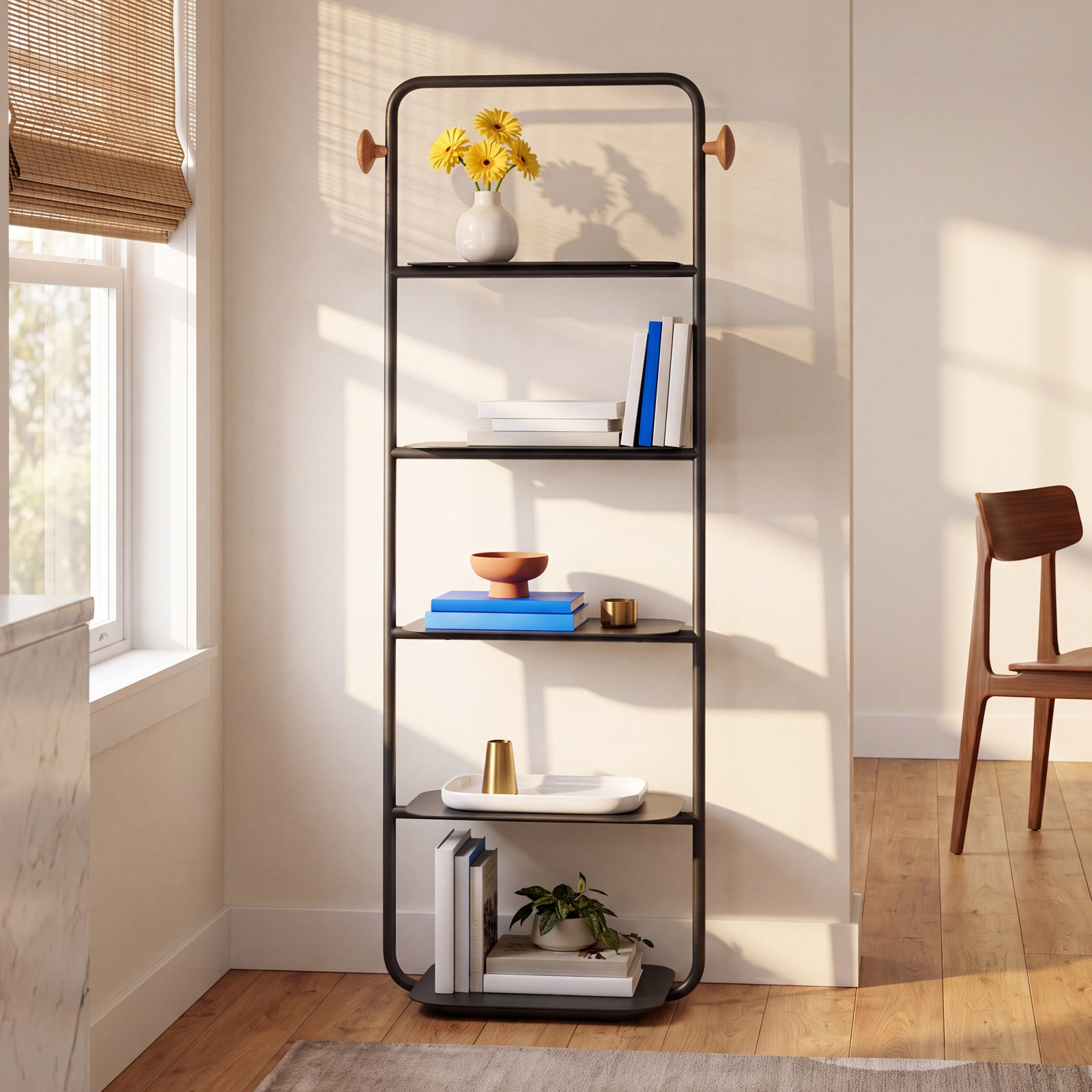 Garden Party 28'' W Steel Shelving Unit, Oblivion