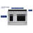 Hauslane 48" Dual Fuel Range In Stainless Steel | 8 Burners Up To 20,000 Btus | 6.7 Cu. Ft. Double Convection Oven With 5 Rack Positions | Convertible Ng/Lp | Cool-Touch Triple-Layer Door-120706431