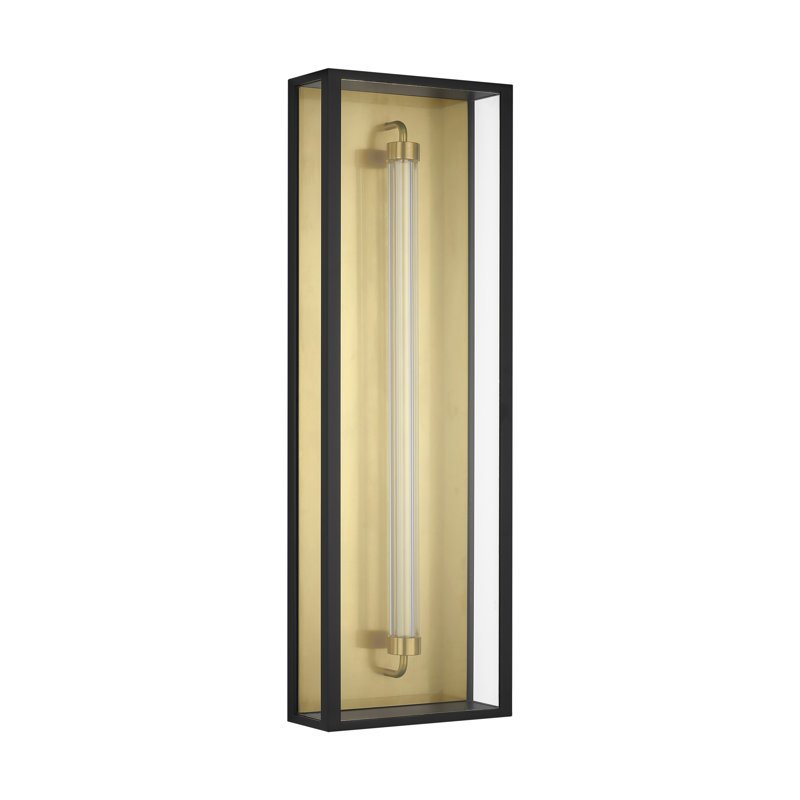 Enferme LED Outdoor Sconce, 29" H x 9.7" W x 3.9" D