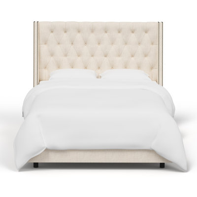 Avala Tufted Upholstered Low Profile Standard Bed