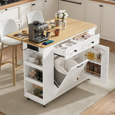 Wood Kitchen Cart