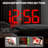 Headboard Projection Alarm Clock, 7.3-Inch Mirror Projection Device, 180° Rotation Projection, Dual Alarm Function, 3 Modes, Brightness Adjustment, Daylight Saving Time Function, Delayed Wake-Up Function, Charging Interface, 5-Level Volume Adjustment.