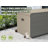 Plastic Deck Box, Large Patio Storage Box With Lock, Wheels & Waterproof Lid For Outdoor Cushions, Garden And Pool Supplies (Gray)-123216590